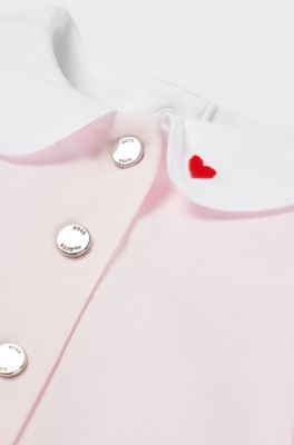 Gift-boxed two-in-one baby dress, White