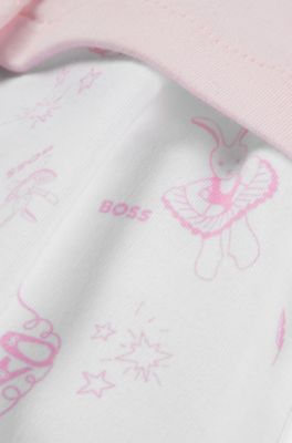 Gift-boxed two-in-one baby dress, White