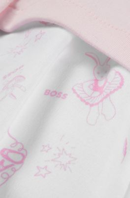 Gift-boxed two-in-one baby dress, White