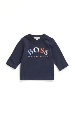 hugo boss white long sleeve t shirt