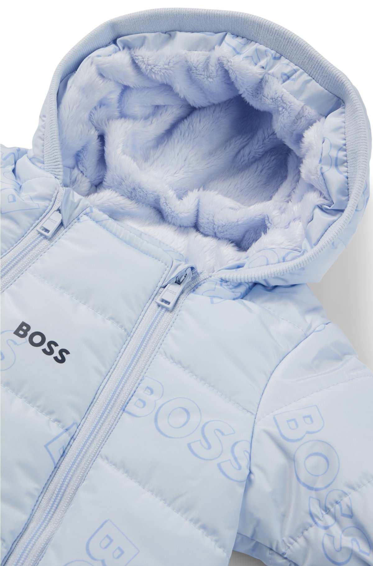BOSS - Combinaison de neige pour bébé en tissu déperlant avec logos