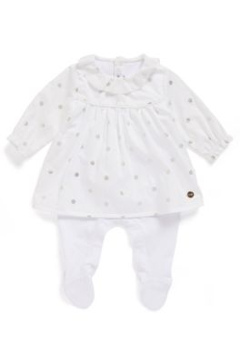 hugo boss baby sleepsuit