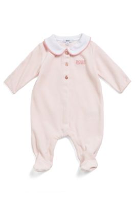 Boss Baby Pyjama Einteiler Aus Baumwoll Mix Mit Samt Finish In Geschenk Box