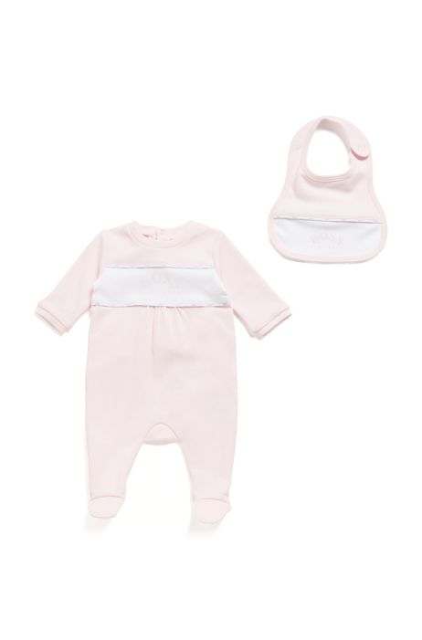 Boss Gift Boxed Set Of Baby Sleepsuit And Bib