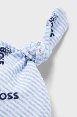 Gift-boxed sleepsuit and hat for babies, Light Blue