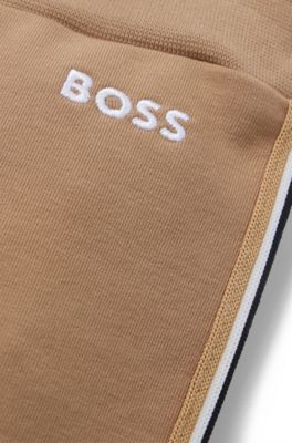 Gift-boxed three-piece tracksuit set for babies, Brown