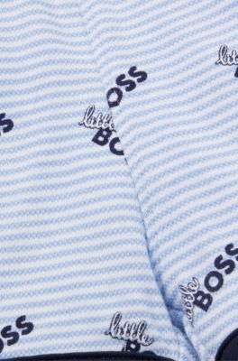 Gift-boxed set of T-shirt and shorts for babies, Dark Blue