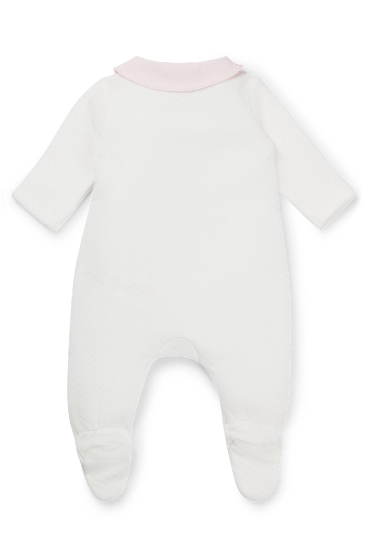 Gift-boxed sleepsuit and headband for babies, White