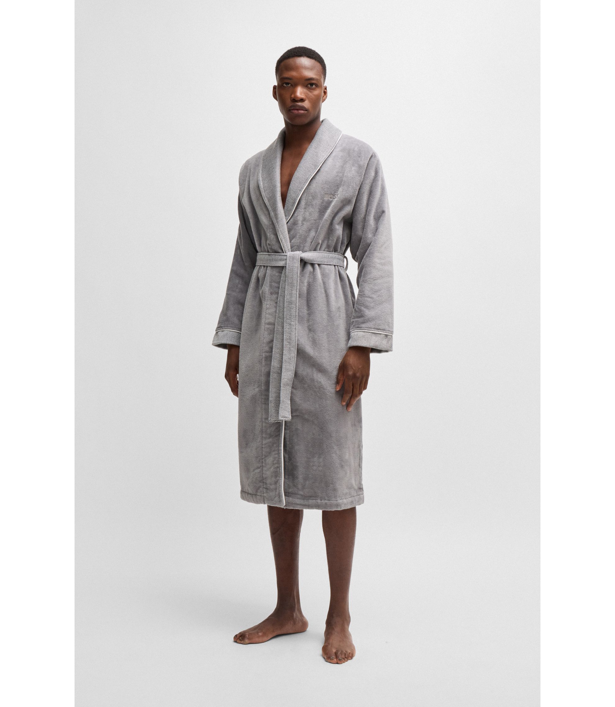 Serviette Peignoir Boss Femme BOSS Peignoir En Velours De Coton