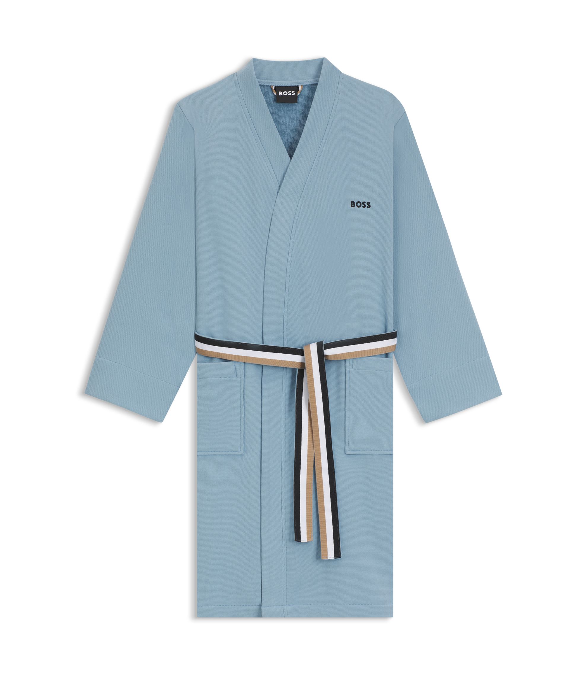 Linge Peignoir De Bain Homme Hugo Boss Peignoir De Bain à Capuche TOP 470  G/m² Beige - Main Image