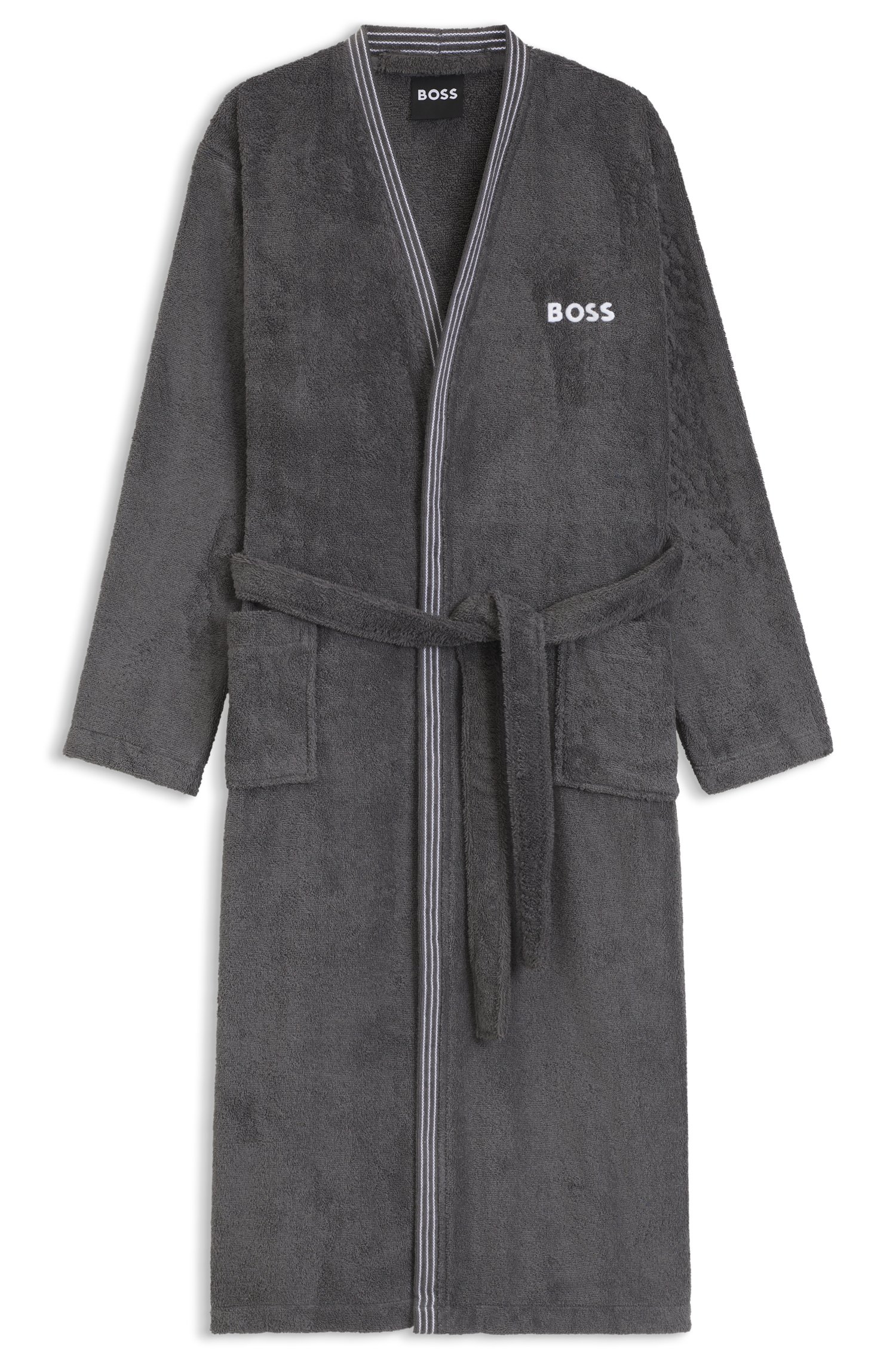 Boss Home Edge Man Bathrobe morgonrockar herr – bild 7