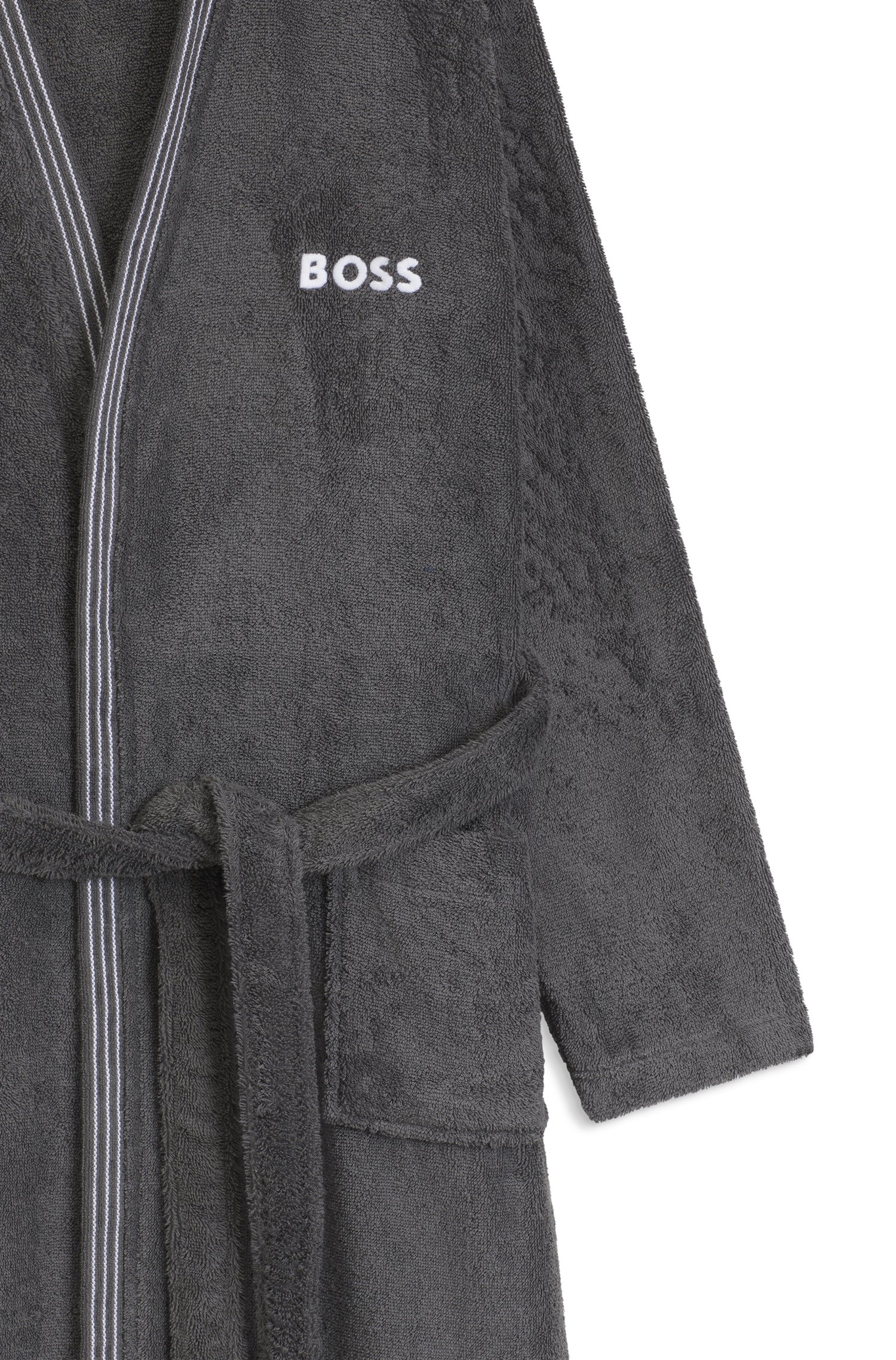 Boss Home Edge Man Bathrobe morgonrockar herr – bild 8