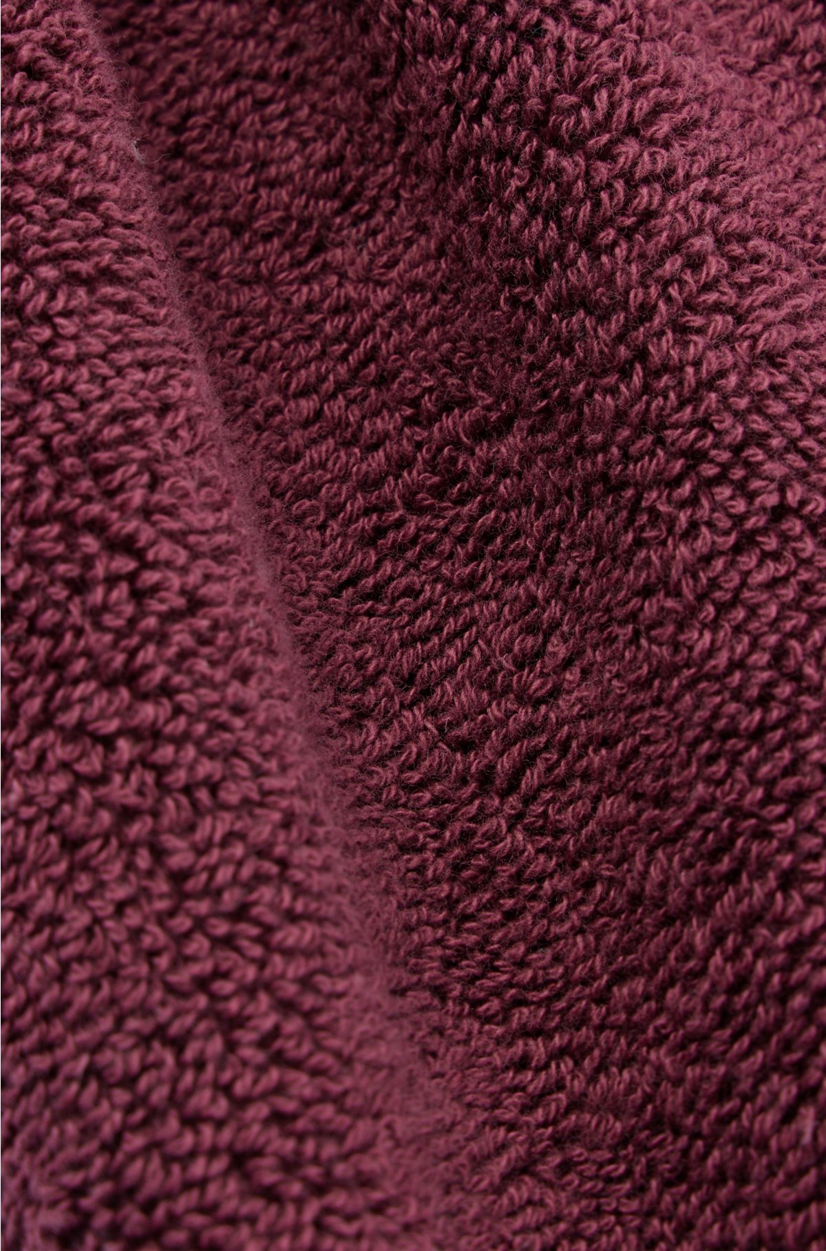 Egyptian-cotton wash mitt with contrast logo, Dark Purple