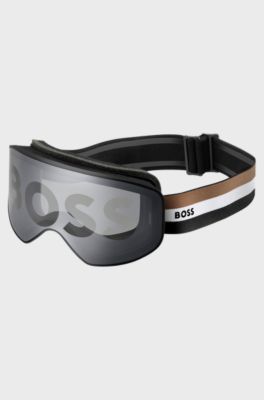 Masque de ski avec logo, Noir