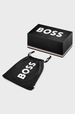 Skibril met logodetail, Zwart