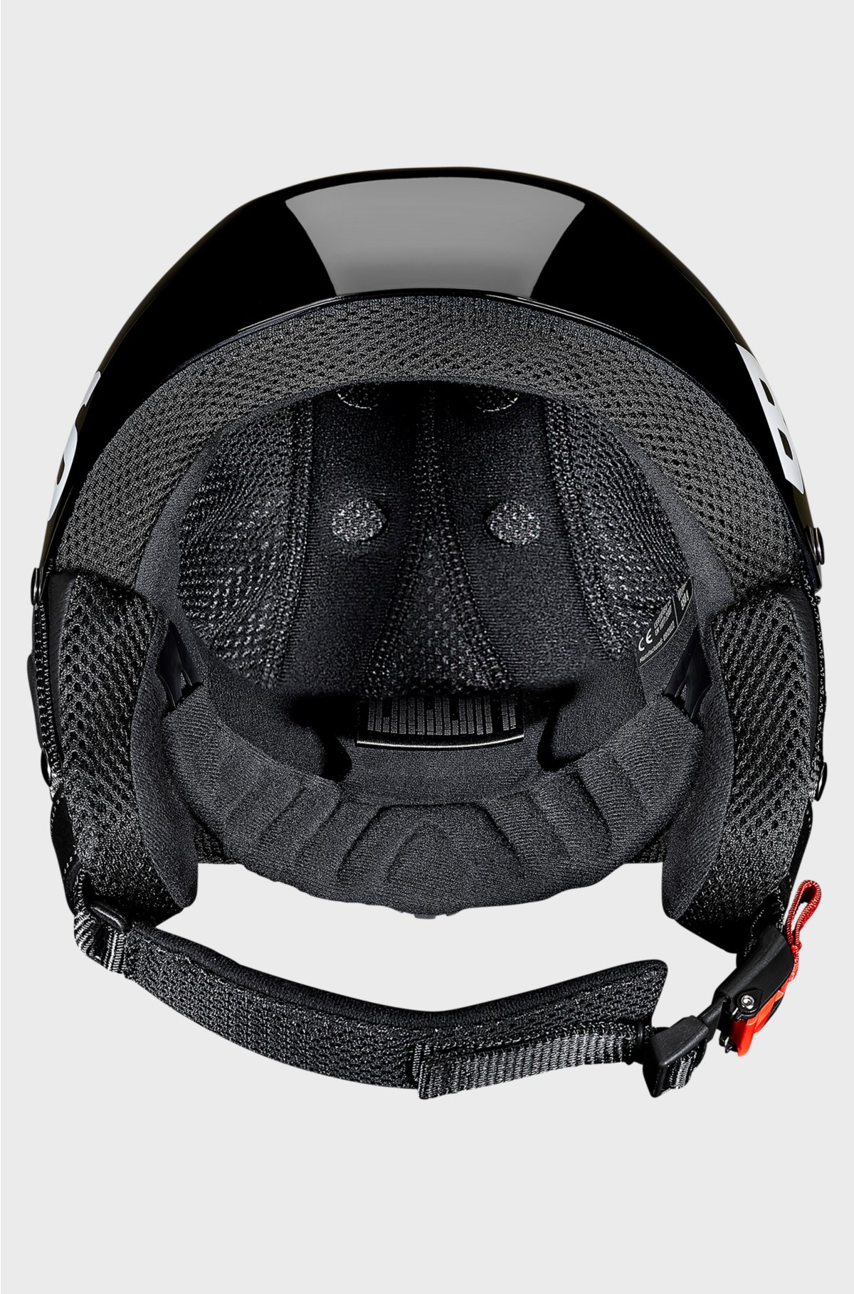Ski helmet with logo detailing, Black