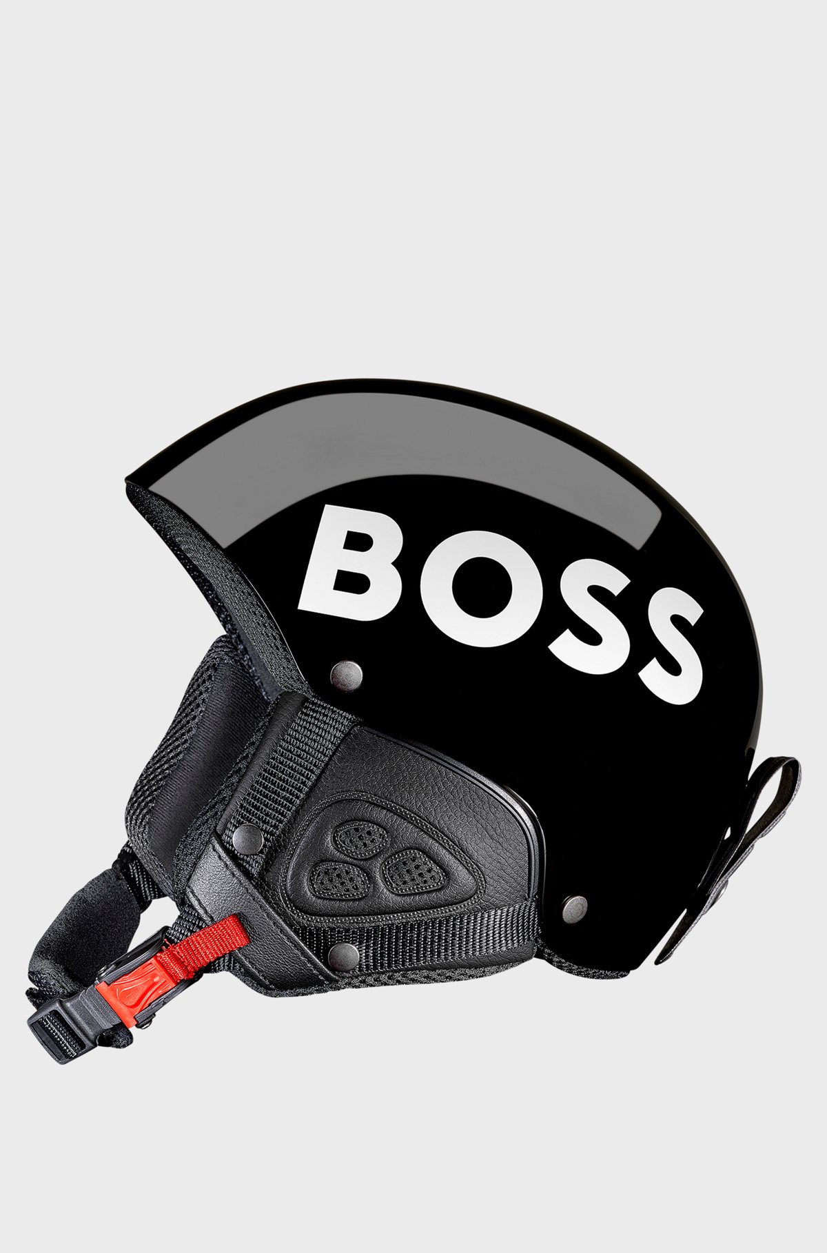 BOSS Ski helmet with logo detailing Black