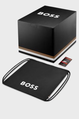 Ski helmet with logo detailing, Black