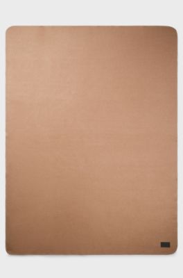 Whipstitched throw with two-tone effect, Orange