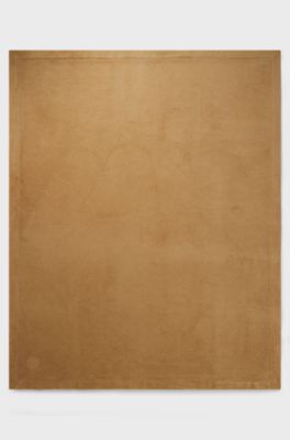 &Uuml;berwurf mit Double-B-Monogramm, Braun
