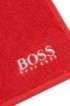 Finest Egyptian cotton face cloth with logo embroidery, Red