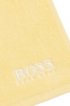 Finest Egyptian cotton face cloth with logo embroidery, Light Yellow