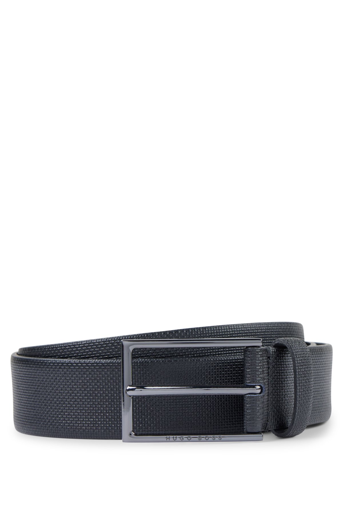 Italian leather Western belt, HUGO, Dressy Belts for Men