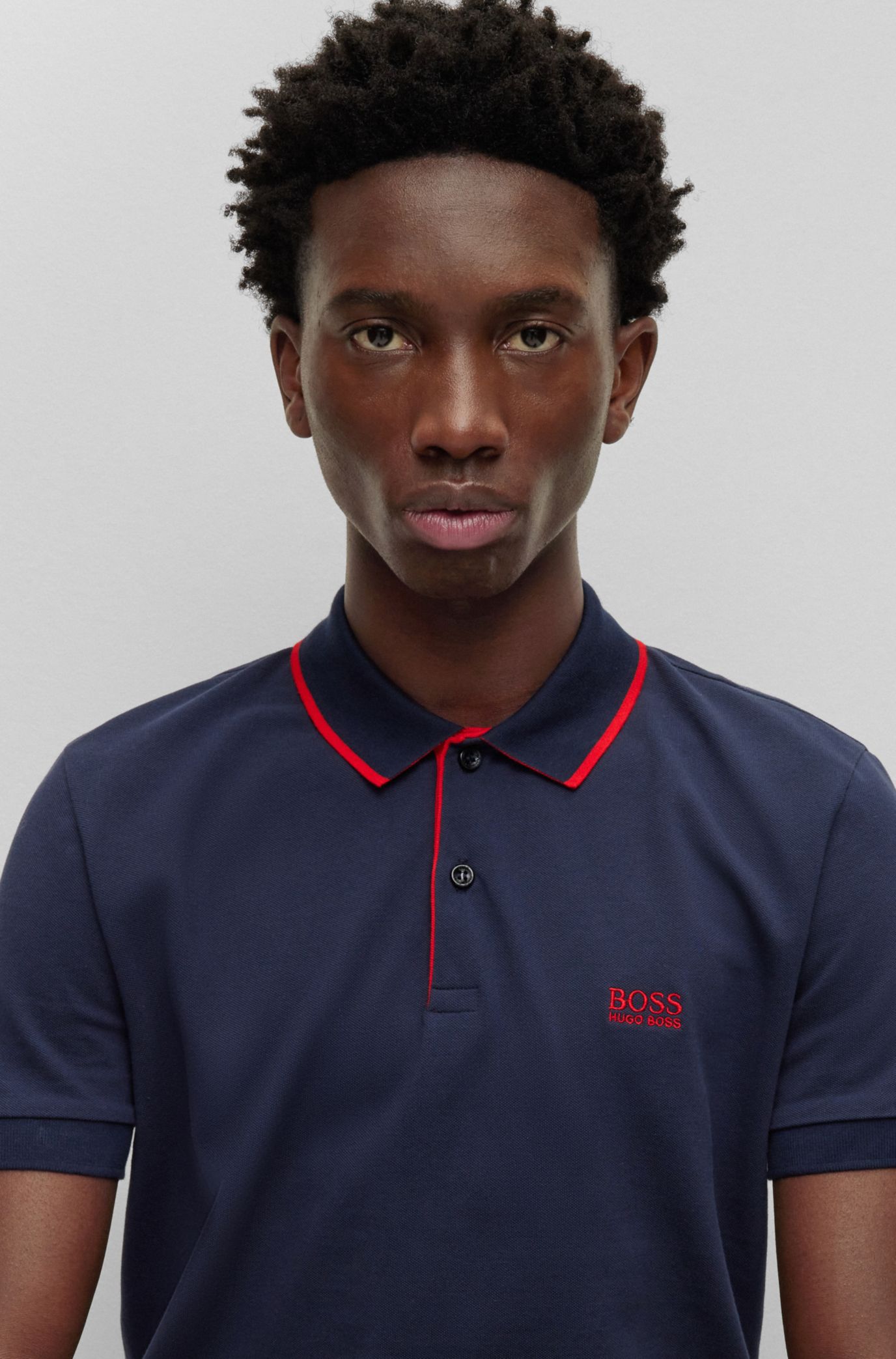 Navy boss best sale polo