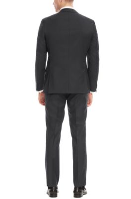 dark grey hugo boss suit