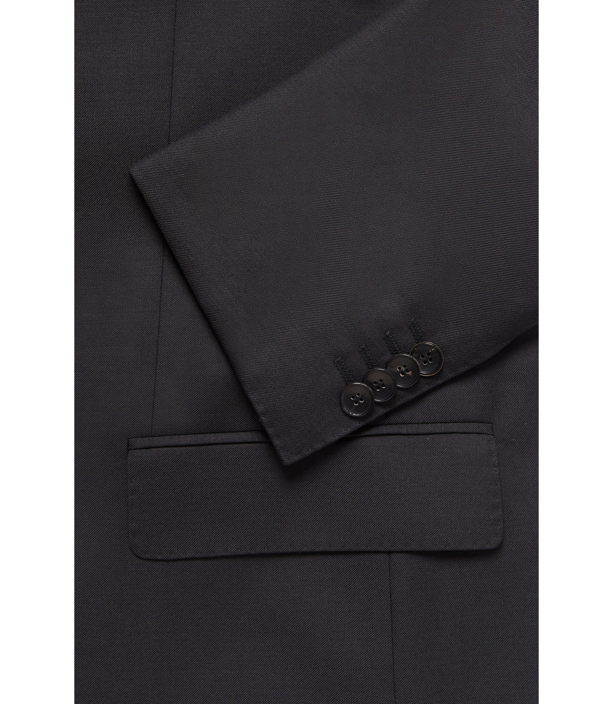 BOSS - Virgin Wool Suit, Slim Fit | Huge/Genius - Dark Grey