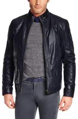 HUGO BOSS® Men's Leather Jackets | Free Shipping
