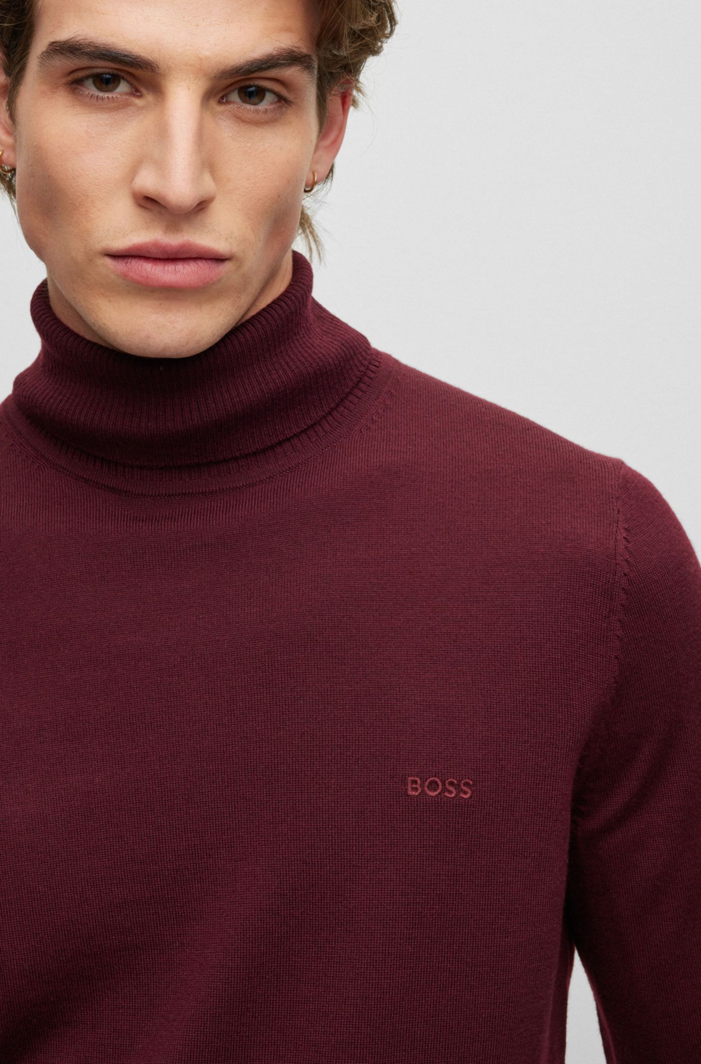 Hugo boss roll neck jumpers sale