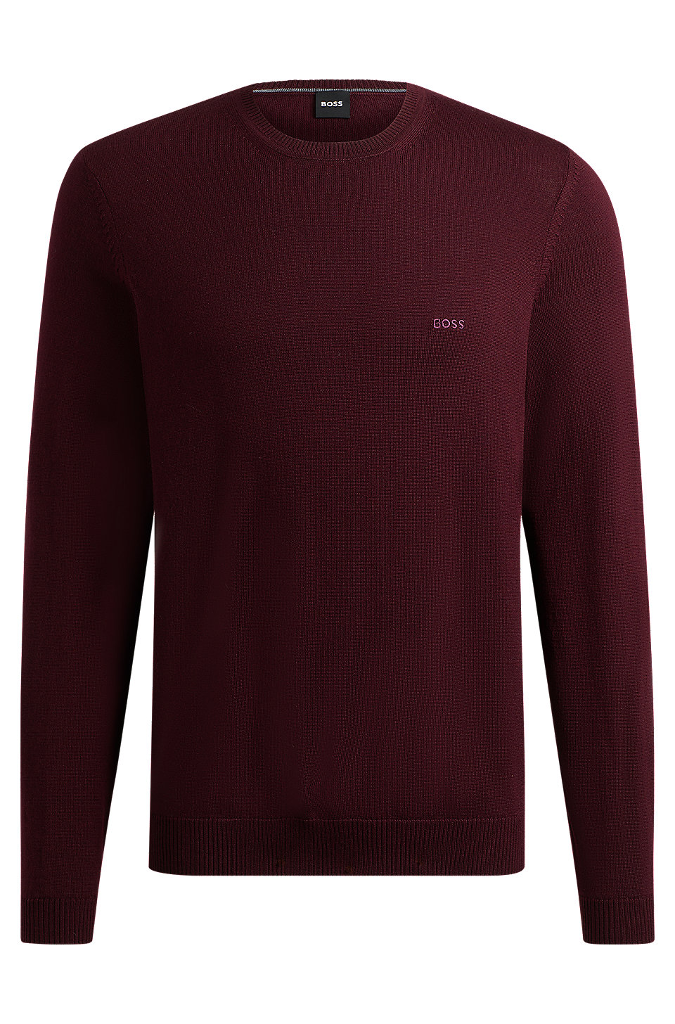 BOSS - Regular-fit sweater in extra-fine merino