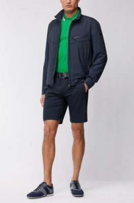 Cotton Polo Shirt, Regular Fit | Paddy, Open Green