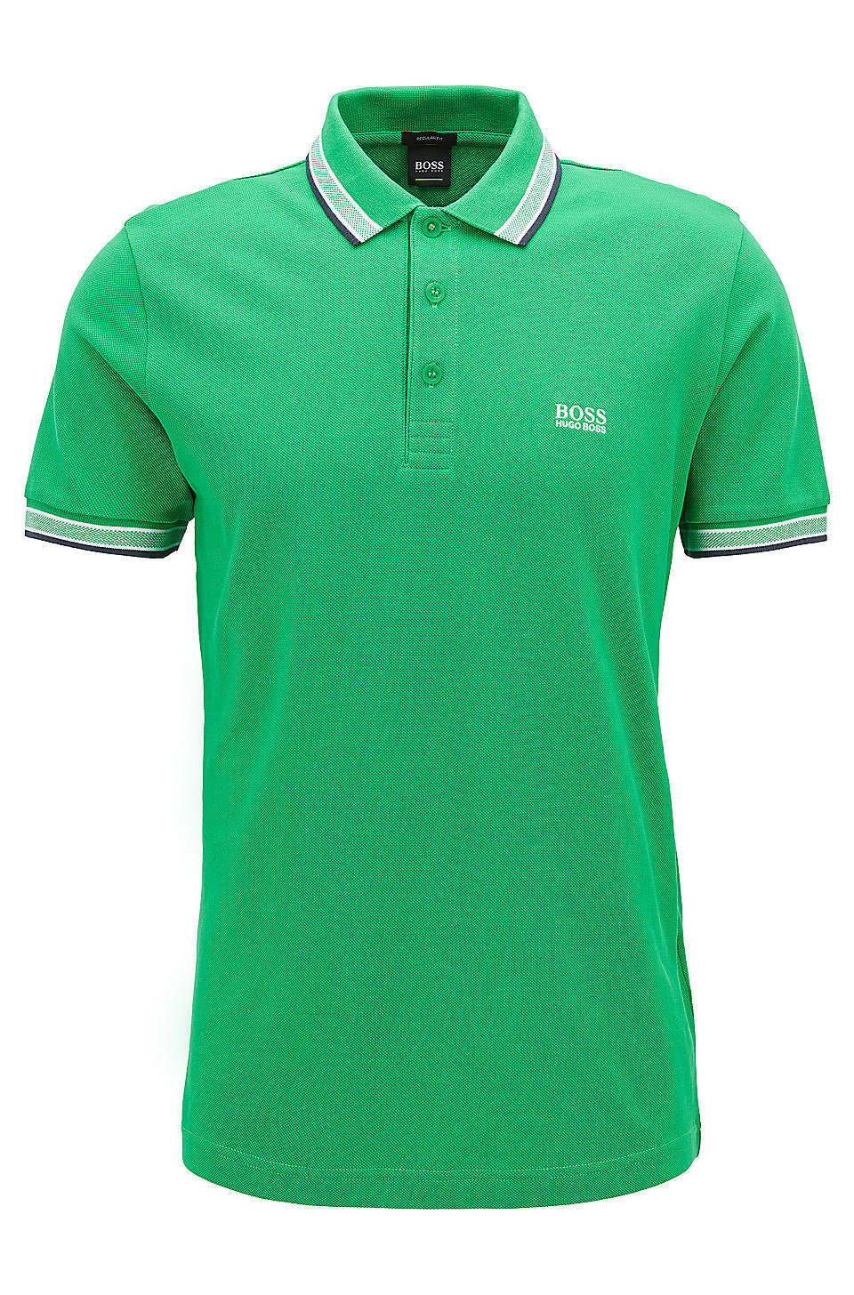 BOSS - Cotton Polo Shirt, Regular Paddy