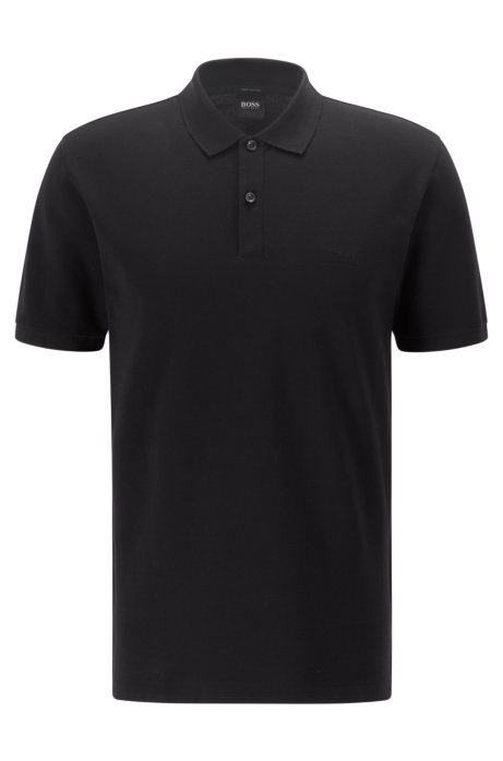 BOSS - Regular-fit polo shirt in fine piqué