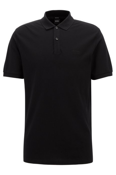 BOSS - Regular-fit polo shirt in fine piqué