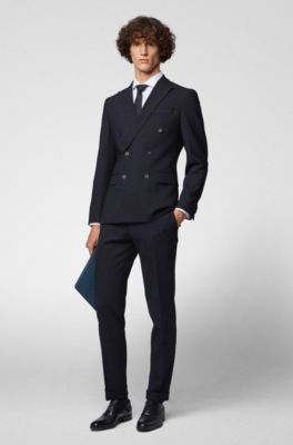 hugo boss spread collar shirt