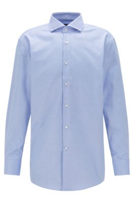 hugo boss spread collar shirt
