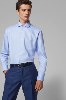 hugo boss spread collar shirt