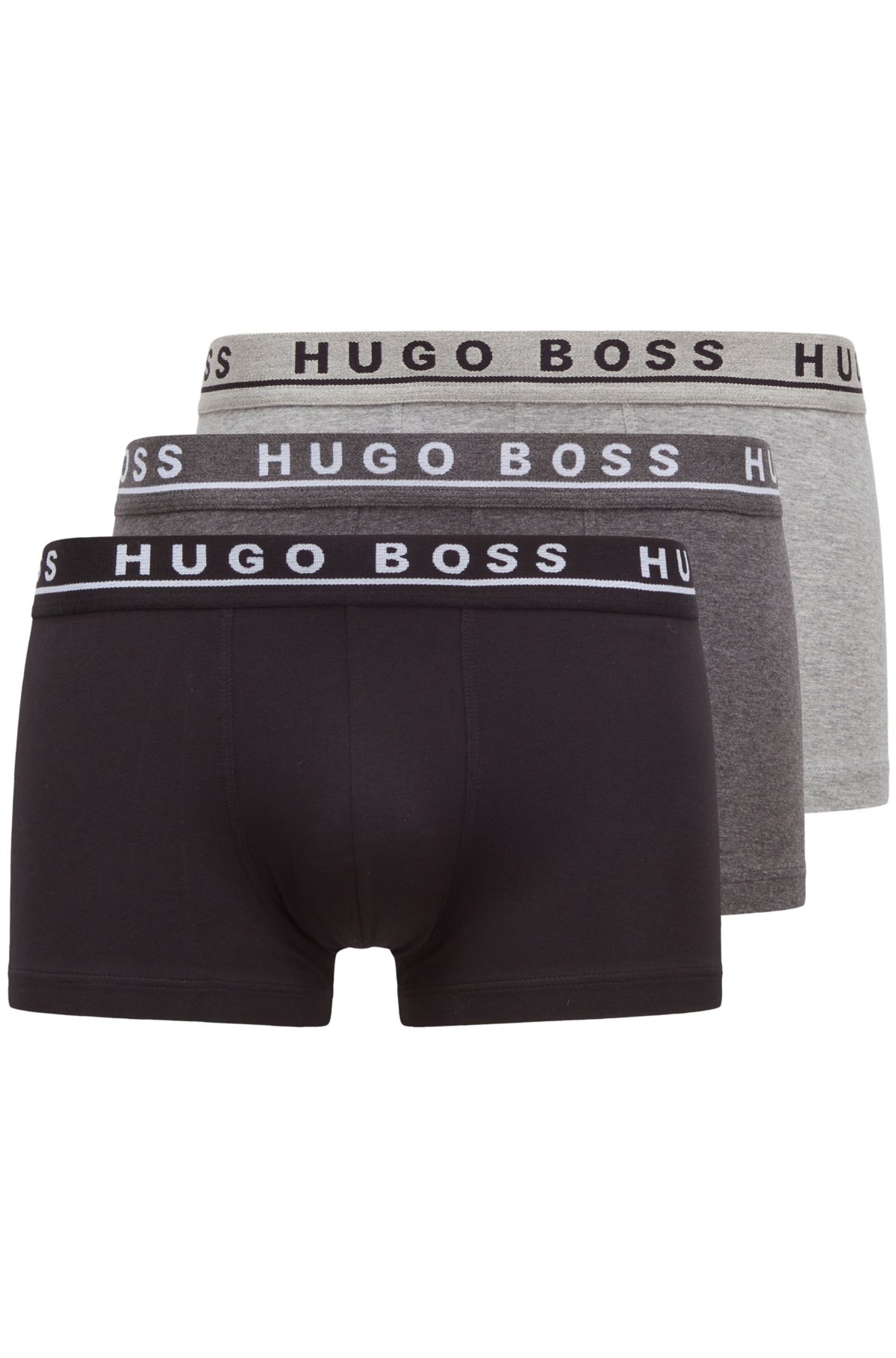 BOSS - Three-pack of trunks with logo