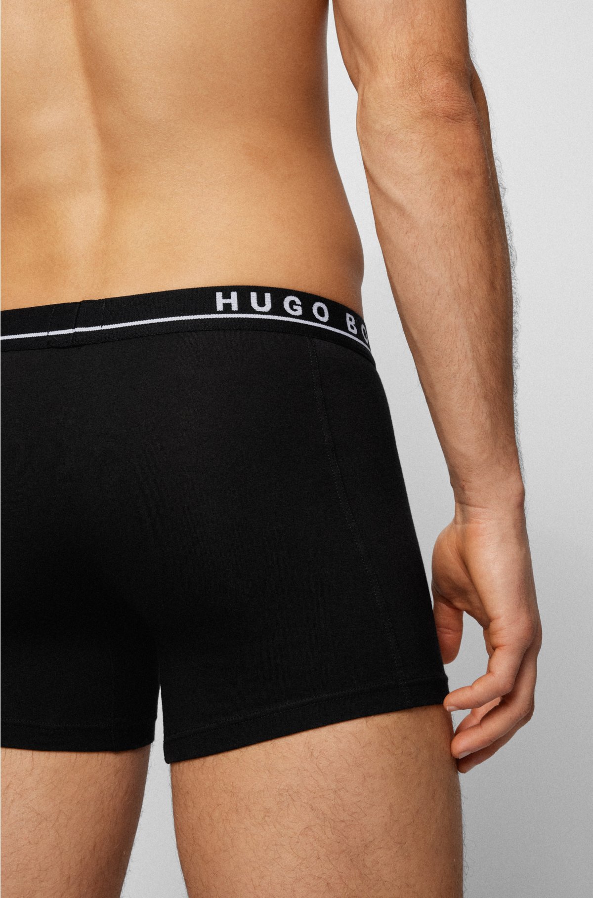Pack Of 3 Casual Black Trunks - Underwear - New In 2024