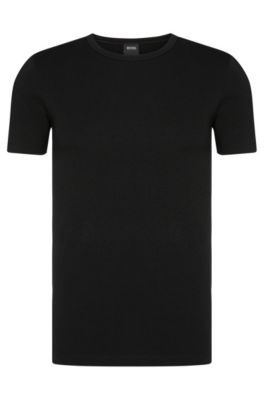 slim fit shirt black
