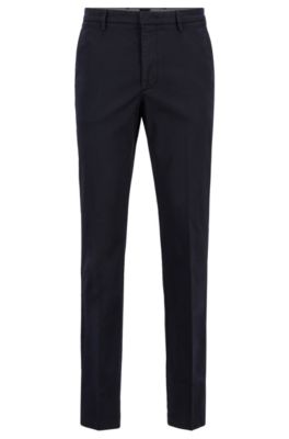 Stretch Gabardine Chino Pant, Slim Fit | Kaito W, Dark Blue
