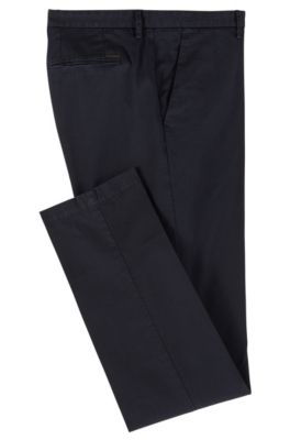 【最終値下げ】ヒューゴボスBOSS KAITOスリムフィットスラックス46 BOSS - Stretch Gabardine Chino Pant, Slim Fit | Kaito W - Dark Blue
