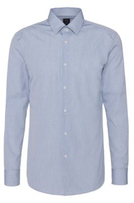 Egyptian Cotton Dress Shirt, Slim Fit |&nbsp;T-Clint, Turquoise