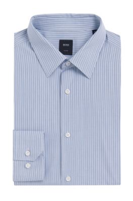 Egyptian Cotton Dress Shirt, Slim Fit |&nbsp;T-Clint, Turquoise