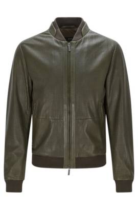 Men's Premium Leather Jackets | HUGO BOSS®