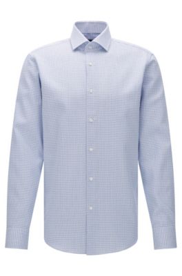 Cotton Dress Shirt, Regular Fit | Gordon&nbsp;, Blue
