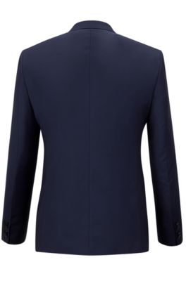 HUGO - Italian Virgin Wool Suit, Slim Fit | Adgin/Hiels - Open Blue